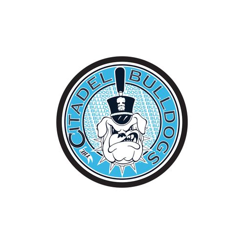 Craftique Citadel Bulldogs Hitch Cover (The Citadel Round Hitch Cover (31598))