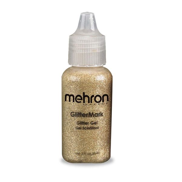 Mehron Makeup GlitterMark Glitter Gel (.5oz) (GOLD)