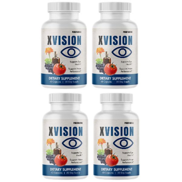 X Vision Daily Eye Support for Visual Wellness Nutritional Supplement -4 Pack