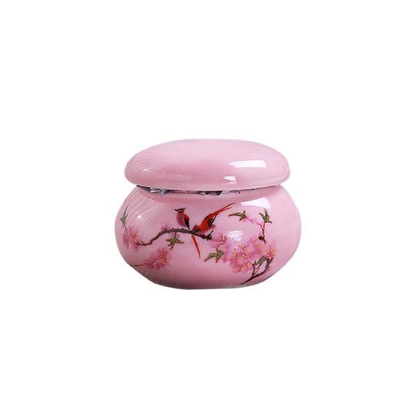 Miaija Nail Art Cup Porcelain Dappen Dish with Lid Nail Supplies Nail Liquid Bowl Manicure Ceramic Cup