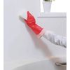 Fujisho F20823 Kitchen Long Rubber Gloves, Kitchen Gloves, Drip Stoppy, Drip Stopy, M, Red, 1 Pair