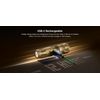 Olight I18 Brass USB-C Rechargeable EDC Keychain Flashlight, 180 Lumens