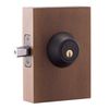 Copper Creek DB2410BC Single Cylinder Deadbolt, Standard Size, Black
