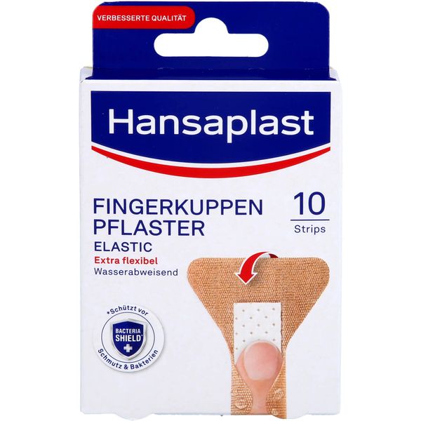 HANSAPLAST Elastic Fingertip Strips Pack of 10