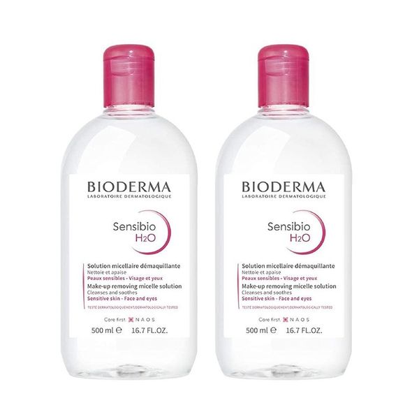 Bioderma Sensibio H2O Micellar Water Makeup Remover 2 Pack For Sensitive Skin