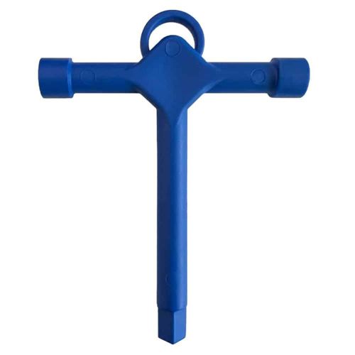 Trade Access Panels Universal Loft Hatch Key. Square Drive T Key Opener Tool, for Gas Box, Drain Tap. Spare Replacement Plastic Budget Lock Tee Key for Cabinet Lock, Utility Key- Blue