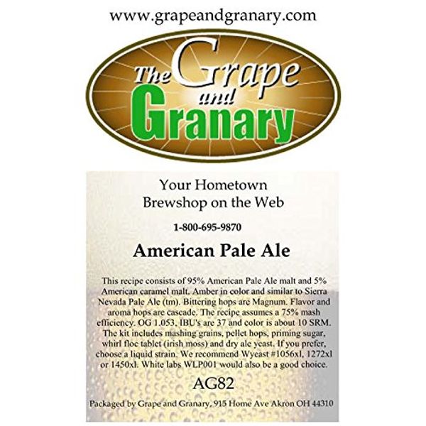 Grape and Granary All Grain American Pale Ale Beer Brewing Kit- For 5 US Gallons