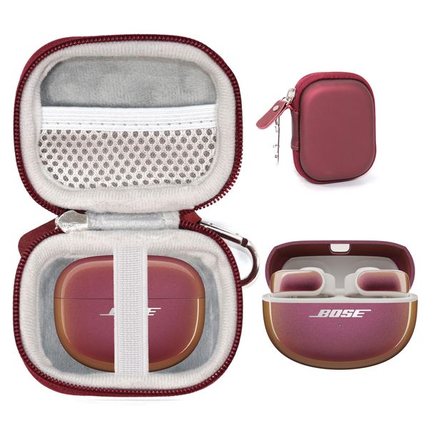 CaseSack Case for Bose Ultra Open Bluetooth Earbuds (Wine)