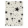 Gift Wrap - Stars - Black on Cream