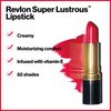 Revlon Super Lustrous Lipstick, High Impact Lipcolour with Moisturising Creamy Formula, Infused with Vitamin E and Avocado Oil in Pink Pearl, Cappuccino (353)