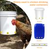 15Pcs Automatic Chicken Water Nipples Easy to Install Horizontal Poultry Waterer