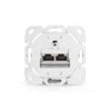 DIGITUS DN-9007-1 Professional Junction Box (Deep) 2X RJ45 Shielded, White, LSA-Cat 6A
