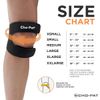 Cho-Pat Black Dual Action Knee Strap
