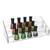 3 Tier Acrylic Nail Polish Display Stand (Clear - Wall Mountable)
