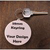 Gift Insanity MRS THATCHER - IRON LADY - BLACK BACKGROUND - 58mm Keyring