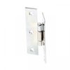 Kitchen Cabinet Hinges H-Shape Flush Mounted Solid Cast Brass Pack of 6