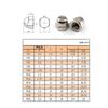 M4 Acorn Cap Nut Hex Nut Set 304 Stainless Steel 50PCS