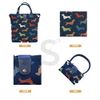 Signare Tapestry Tote Bag, Foldable Design 18 different patterns (FOLD) (Dachshund)