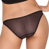 Ultra-thin stretch fabric mini half back black