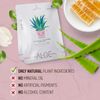 Face Mask Korean Sheet Masks Skin Care Aloe Vera Deep Moisturizing Anti-Aging Anti-Wrinkle Deep Hydration Face Mask Bundle (Pack of 10)