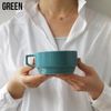 Hasami Shear burokkumagu Soup [Navy] Hasami