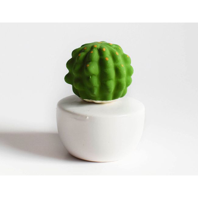 Auxo Gardens Cactus Ceramic Essential Oil Diffuser for Aromatherapy, for Birthday, housing Warming, Holidays, Cute Decoration for Desk and Rooms (Domino)
