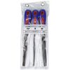 E-Value PC Handle Ironwork File Set, 5.9 inches (150 mm), Flat/Round/Flat Round 3-Piece Set