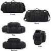 Tactical Molle Fanny Pack EDC Small Sling Pack Foldable Hand Carry Handlebar Bag