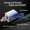 Fielect DC 24V 25N Pull Type Solenoid Electromagnet Open Frame Linear Motion Solenoid Electromagnet JF-1039-24V