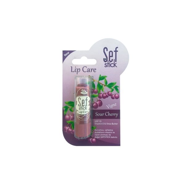 Şef Stick Lip Care Dudak Koruyucu Vişneli 8697452308024