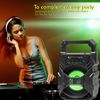 Portable Rechargeable Compact Bluetooth Speaker with LED's USB/FM/TF