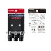 Vessel QB-10MB3K Quick Catcher 3 Row Holder with Magnet, Black