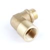 TAKPART Oxygen Sensor Extender Spacer 90° Angled Brass M18x1.5