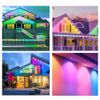 150FT Permanent Outdoor Eaves 108 LED Lights Smart RGB Bluetooth APP Control Kit