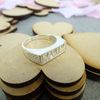Sterling Silver Mum Ring Size I
