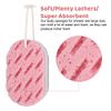 Fuyamp 4 Pack Bath Sponge,Exfoliating Body Shower Sponge,Double-sided Fiber Sponges Body Bath Scrubber,Soft Bath Scrubber for Men Women Adults Kids Body Cleaning Supplies