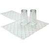 Interlocking Clear Glass Mats (Pack Of Ten )