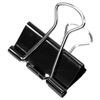 [100 Pack] 32mm Black Foldback Clips Office Paper Binding Bulldog Grips