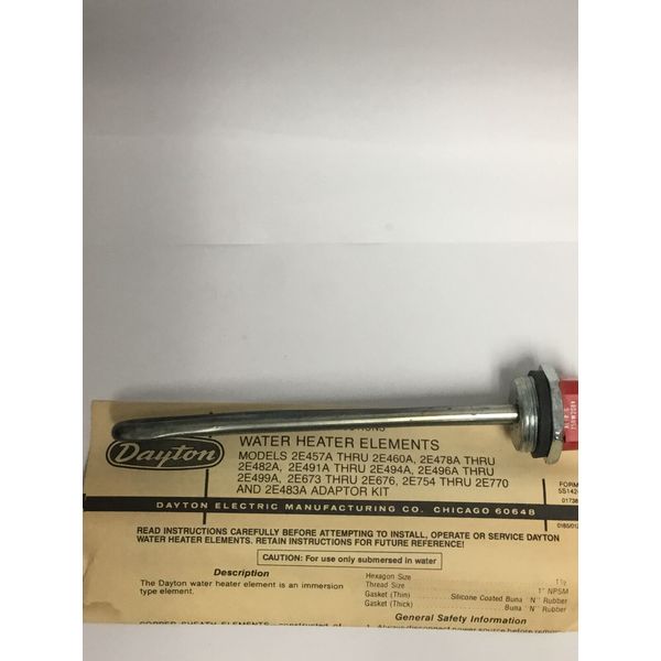 Dayton Water Heater Element 2E459A