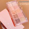 Mysense 10 Colors Eyeshadow Palette,Matte&Glitter Eyeshadow Makeup,High Pigmented Shades,Naturing-Looking, High Pigment Waterproof Cool Eye Eyeshadow Palette,01