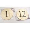 TABLE NUMBER CARDS WHITE 12.7CM 1-12 PACK