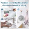 Awontar Bath Loofah Sponge, 60G Shower Loofah Exfoliating Body Scrubber Sponge, 4 Count Bath Mesh Pouf Ball for Women and Men