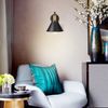 ArcoMead Swing Arm Wall Lamp Plug-in Cord Industrial Wall Sconce, Bronze and Black Finish,with On/Off Switch, E26 Base,1-Light Bedroom Wall Lights Fixtures,Bedside Reading Lamp