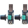 JUTOSU USB Speed Controller, Speed Controller, Power Controller, Speed Regulator, Speed Controller Switch, Variable Speed Switch Module, Mini Rotation Control Potentiometer, DC Motor, Mini Motor,