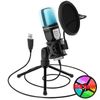 Professional Condenser Sound Podcast Studio Microphone For PC MSN Skype Zoom
