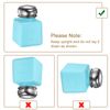 2Pcs Alcohol Liquid Press Pumping Dispenser 100ML Remover Bottle Blue