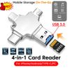 4IN1 USB 3.0 Flash Drive Micro TF Card Reader Adapter OTG Type-C iPhone Android⚡