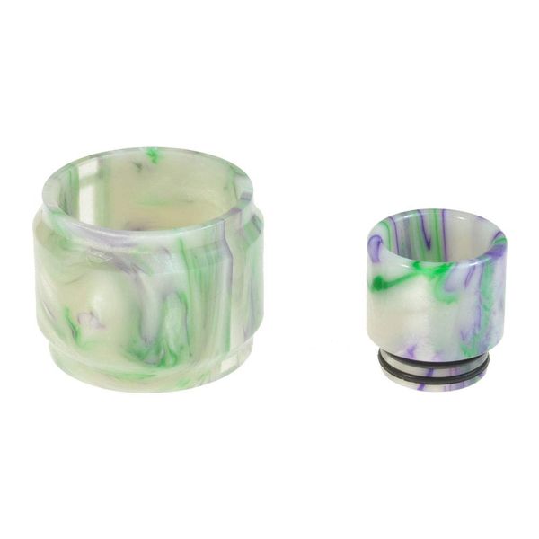 Armerah Replacement Resin Drip Tip Tube Kit for Smok TFV8 Big Baby Beast Tank White