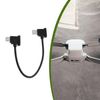 eMagTech 2 Pcs Remote Controller Data Cable 16cm Type-C to Micro USB Compatible with DJI Mavic Mini Pro Air Drone USB-C Remote Controller USB Cable