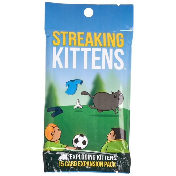 Exploding Kittens Streaking Kittens Expansion Pack by Exploding Kittens - Card Games for Adults Teens & Kids - Fun Family Games - A Russian Roulette Card Game